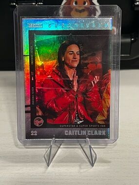 Cailtin Clark silver holo card